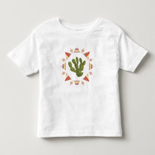 Camiseta De Bebé Colección Llamarama  Cactus Circle