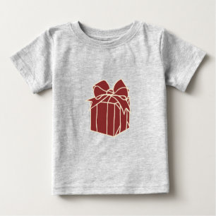 Camiseta De Bebé Colección Navidades simples - presente