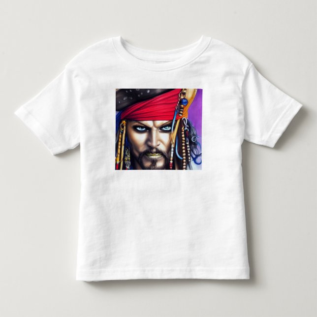 Camiseta De Bebé Colección Pirata (Anverso)