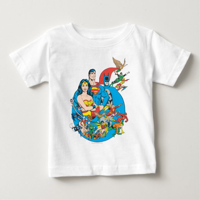 Camiseta De Bebé Colección Super Powers™ 1 (Anverso)