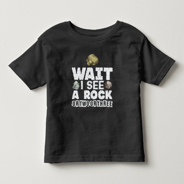 Camiseta De Bebé Coleccionista Rock - Graciosa Geología Mineral Geó (Anverso)