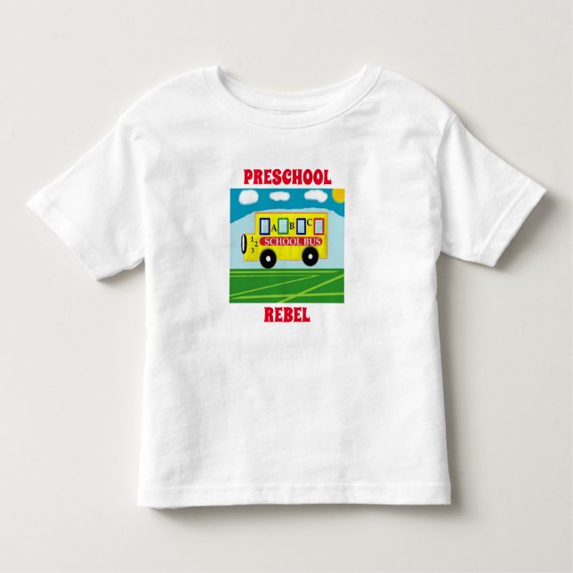 Camiseta De Bebé Colegio Rebel Cute Fun (Anverso)