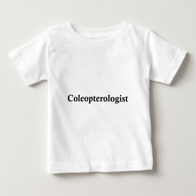 Camiseta De Bebé Coleopterologist (Anverso)