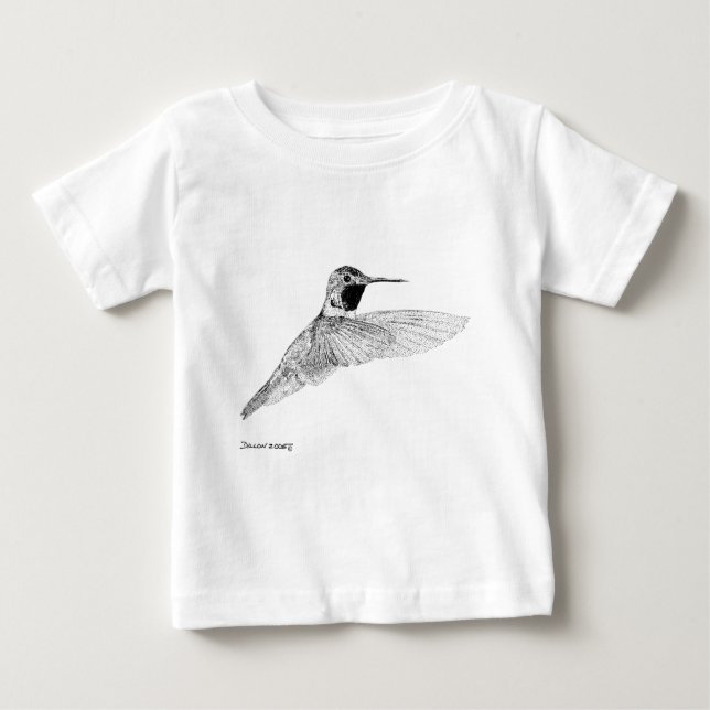 Camiseta De Bebé Colibrí (Anverso)