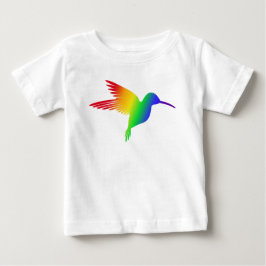 Camiseta De Bebé Colibrí arcoiris