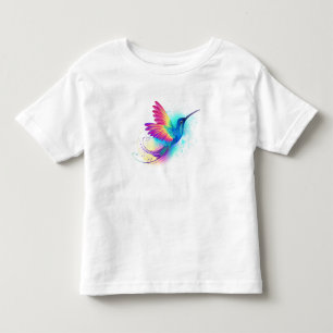 Camiseta De Bebé Colibrí arcoiris exótica