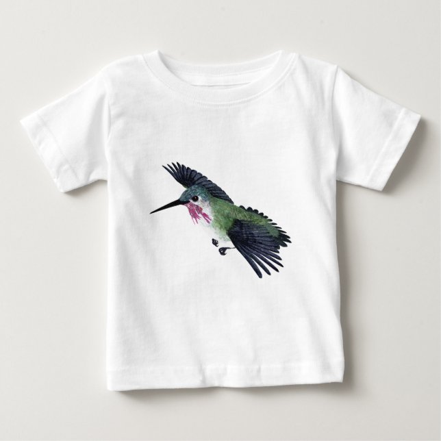 Camiseta De Bebé Colibrí del Calliope (Anverso)