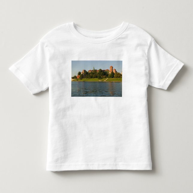 Camiseta De Bebé Colina Wawel con Castillo Real y Catedral, (Anverso)