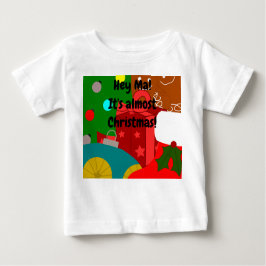 Camiseta De Bebé Collage de Navidad 