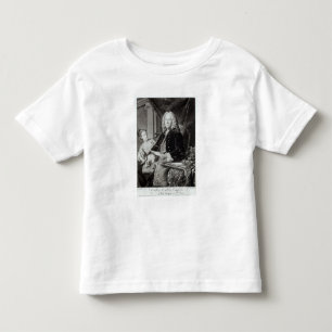 Camiseta De Bebé Colley Cibber 1758, grabado por Edward Fisher