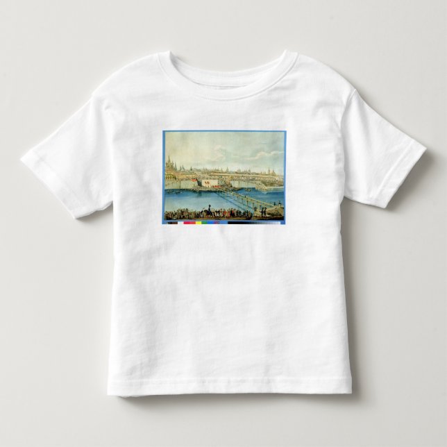 Camiseta De Bebé Colocación del puente de Moskvoretsky en Moscú (Anverso)