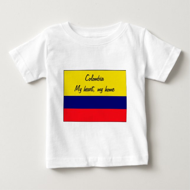 Camiseta De Bebé Colombia (Anverso)