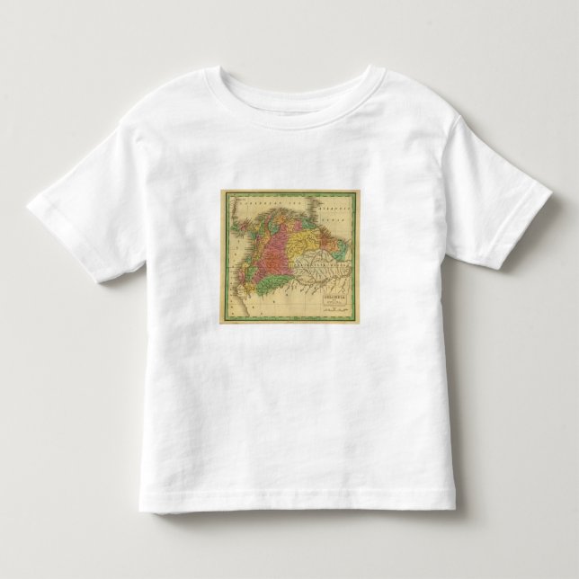 Camiseta De Bebé Colombia, Guayana (Anverso)