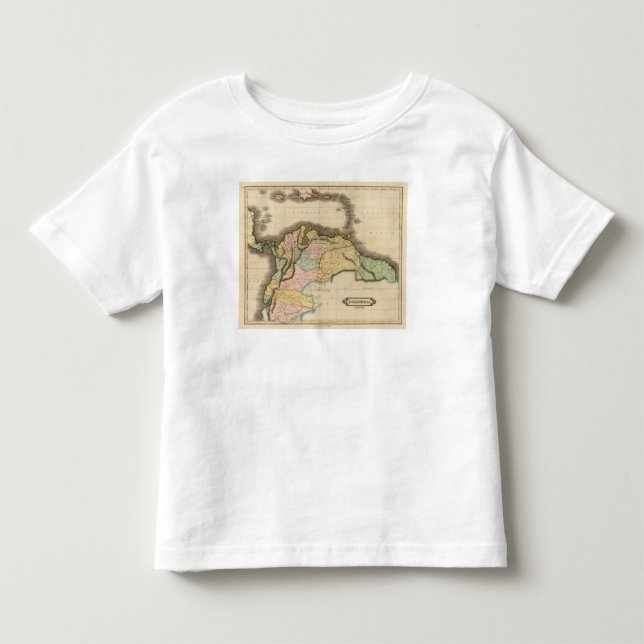 Camiseta De Bebé Colombia, Guayana (Anverso)