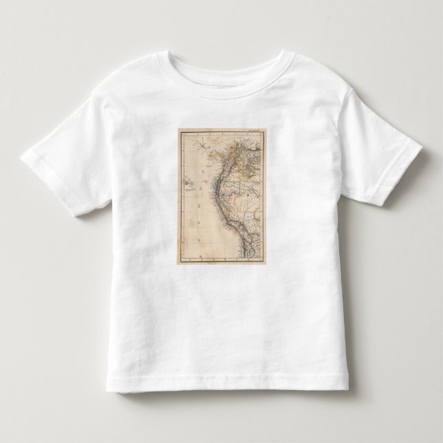 Camiseta De Bebé Colombia, Perú (Anverso)