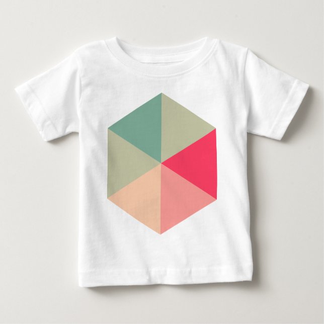 Camiseta De Bebé Color Hexagon 04 (Anverso)