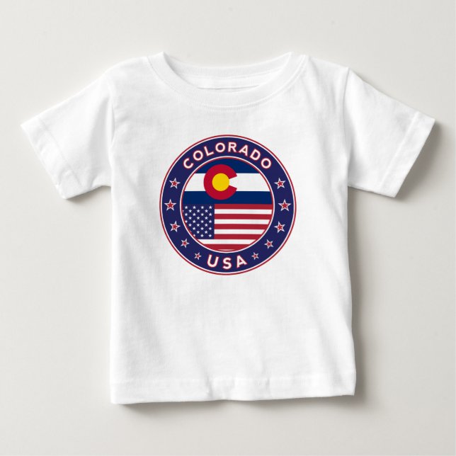 Camiseta De Bebé Colorado (Anverso)