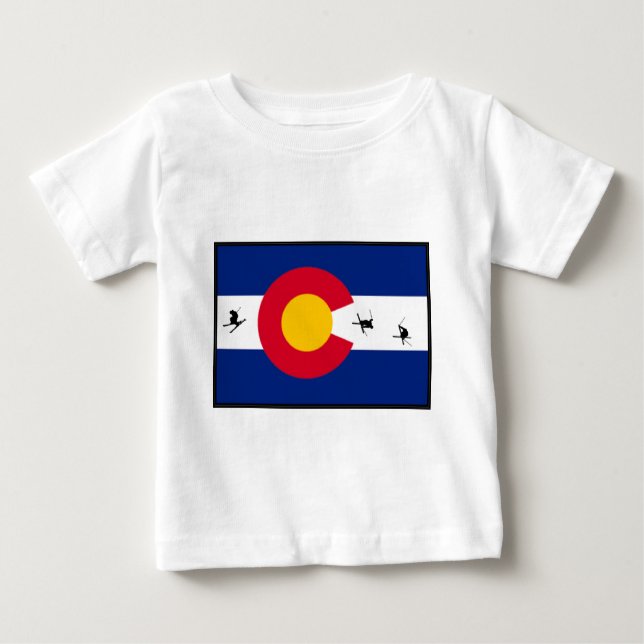 CAMISETA DE BEBÉ COLORADO (Anverso)