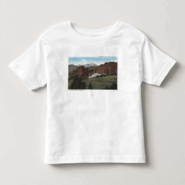 Camiseta De Bebé Colorado Springs, Colorado 3 (Anverso)