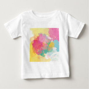 Camiseta De Bebé Colores de agua Pastel