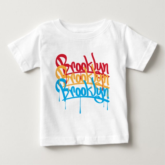 Camiseta De Bebé Colores de Brooklyn (Anverso)