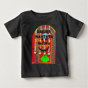 Camiseta De Bebé Colores de Carnaval de Samba Hakuna Matata brillos