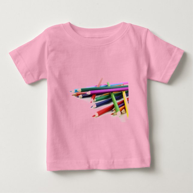 Camiseta De Bebé Colores Dichosos (Anverso)