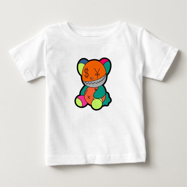 Camiseta De Bebé Colorful bear (Anverso)