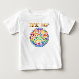 Camiseta de bebé Colorful Dots Celebration .