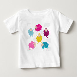 Camiseta De Bebé Colorful Happy Sheep Kids T-Shirt