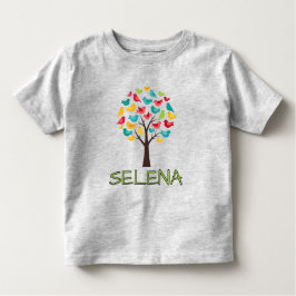 Camiseta De Bebé Colorful Tree with Birds