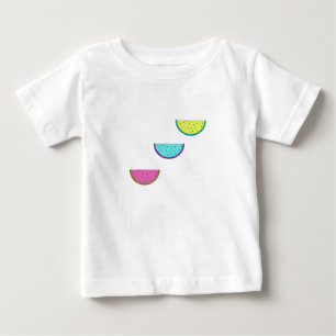 Camiseta De Bebé colorida sandía Baby T-Shirt