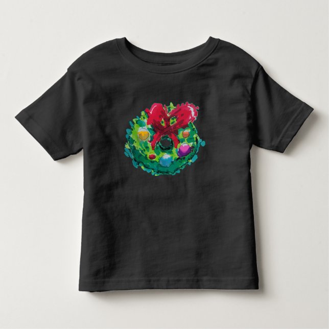 Camiseta De Bebé Colorida Wreath Advent (Anverso)