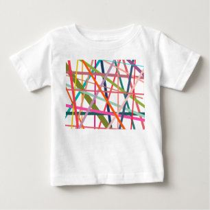 Camiseta De Bebé Coloridas líneas