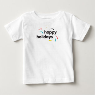 Camiseta De Bebé Colorido, divertido, moderno y sencillo diseño Fel