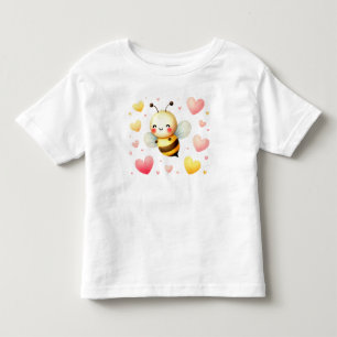 Camiseta De Bebé Colorido Happy Little Honey Abe Cute