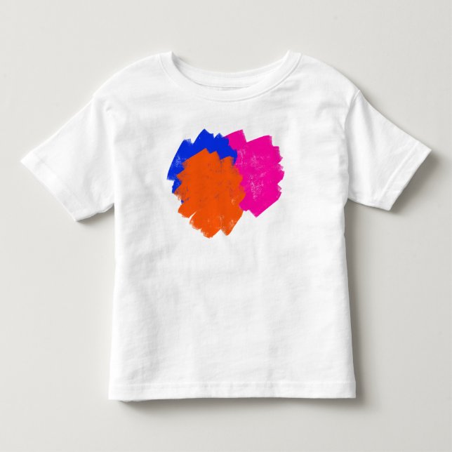 Camiseta De Bebé Colorido sucio lindo salpica (Anverso)