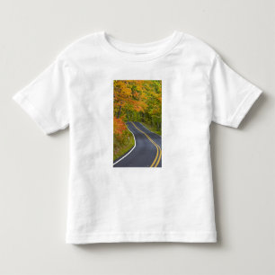 Camiseta De Bebé Coloridos árboles de arce en la línea del otoño