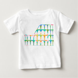 Camiseta De Bebé Colosseo - Textura de color