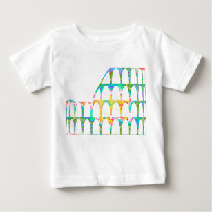 Camiseta De Bebé Colosseo - Textura de color