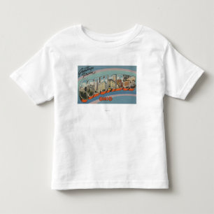 Camiseta De Bebé Columbus, Ohio - escenas grandes 2 de la letra