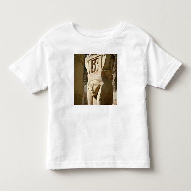 Camiseta De Bebé columna Hathor-dirigida, de la capilla de (Anverso)