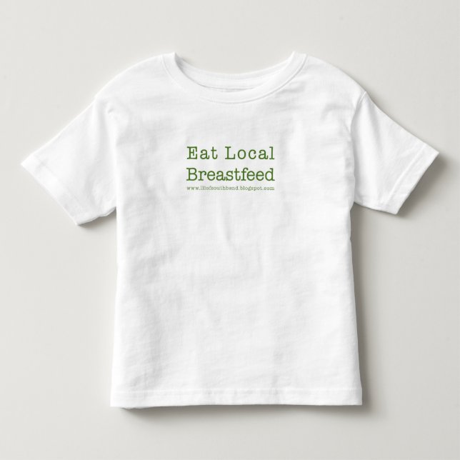 Camiseta De Bebé Coma a los niños locales (Anverso)