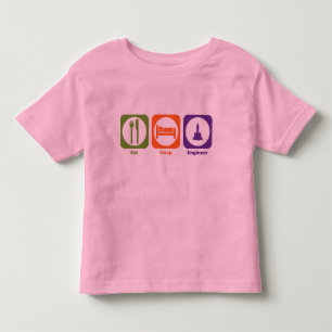 Camiseta De Bebé Coma al ingeniero del sueño