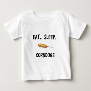 Camiseta De Bebé Coma el sueño CORNDOGS