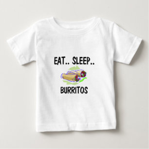 Camiseta De Bebé Coma los BURRITOS del sueño