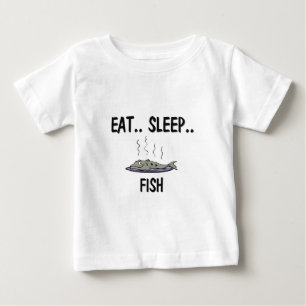 Camiseta De Bebé Coma los PESCADOS del sueño