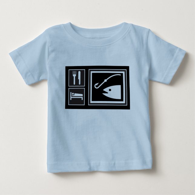 Camiseta De Bebé ¡Coma los PESCADOS del sueño! (Anverso)