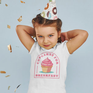 Camiseta De Bebé Coma pasteles para el desayuno