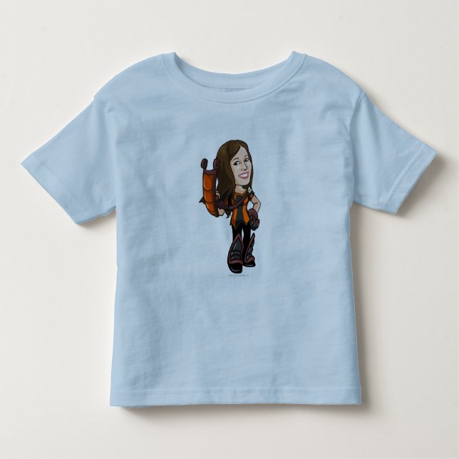 Camiseta De Bebé Comastar frecuentó el jugador del personal de (Anverso)